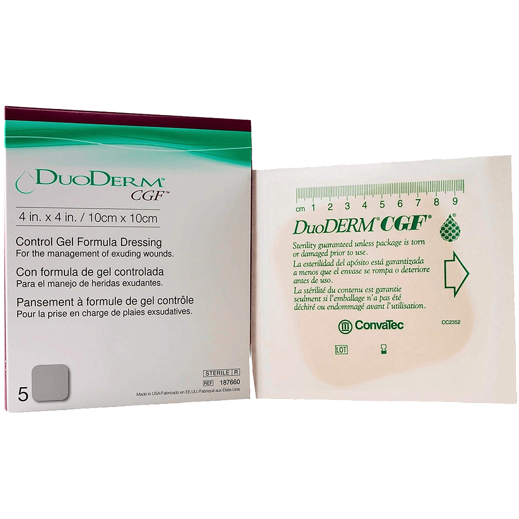 Amtech Medical Duoderm Hydrocolloid Dressing CGF 15cm x 15cm Box 5