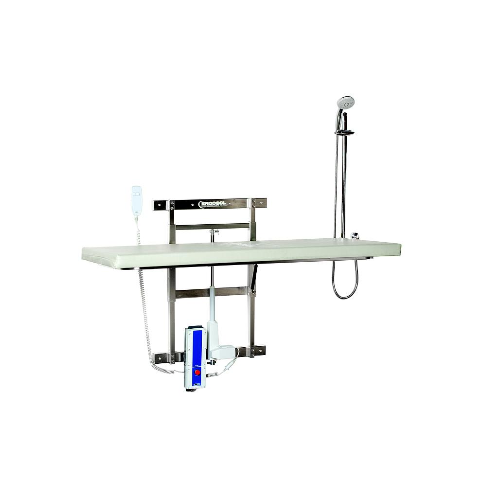 Amtech Medical Amtech Wall Mount Height Adjustable Table (1800mm) For