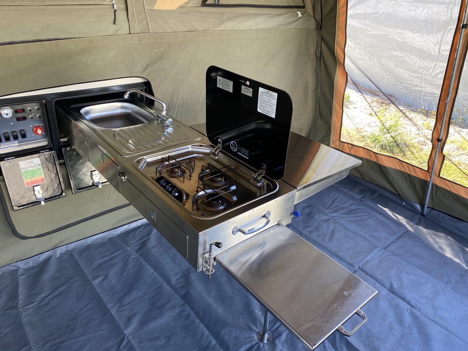 Hardfloor Camper Trailer for Hire in Pelican Waters QLD from 80.00