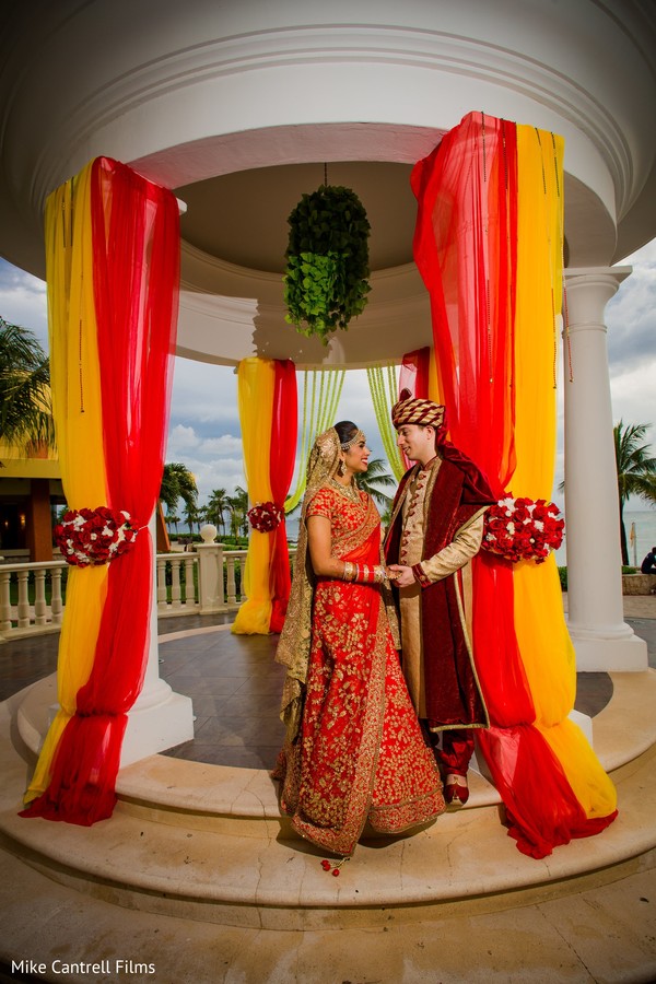 Cancun, Mexico Indian Fusion Wedding by Mike Cantarell Films Post 10795