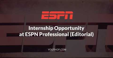 espn internships summer 2023 Espn Professional Internship (Editorial) In Uk