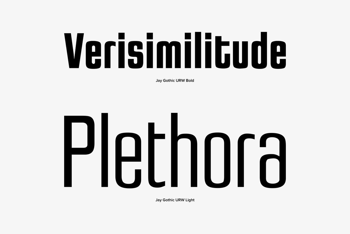Jay Gothic Desktop Font YouWorkForThem