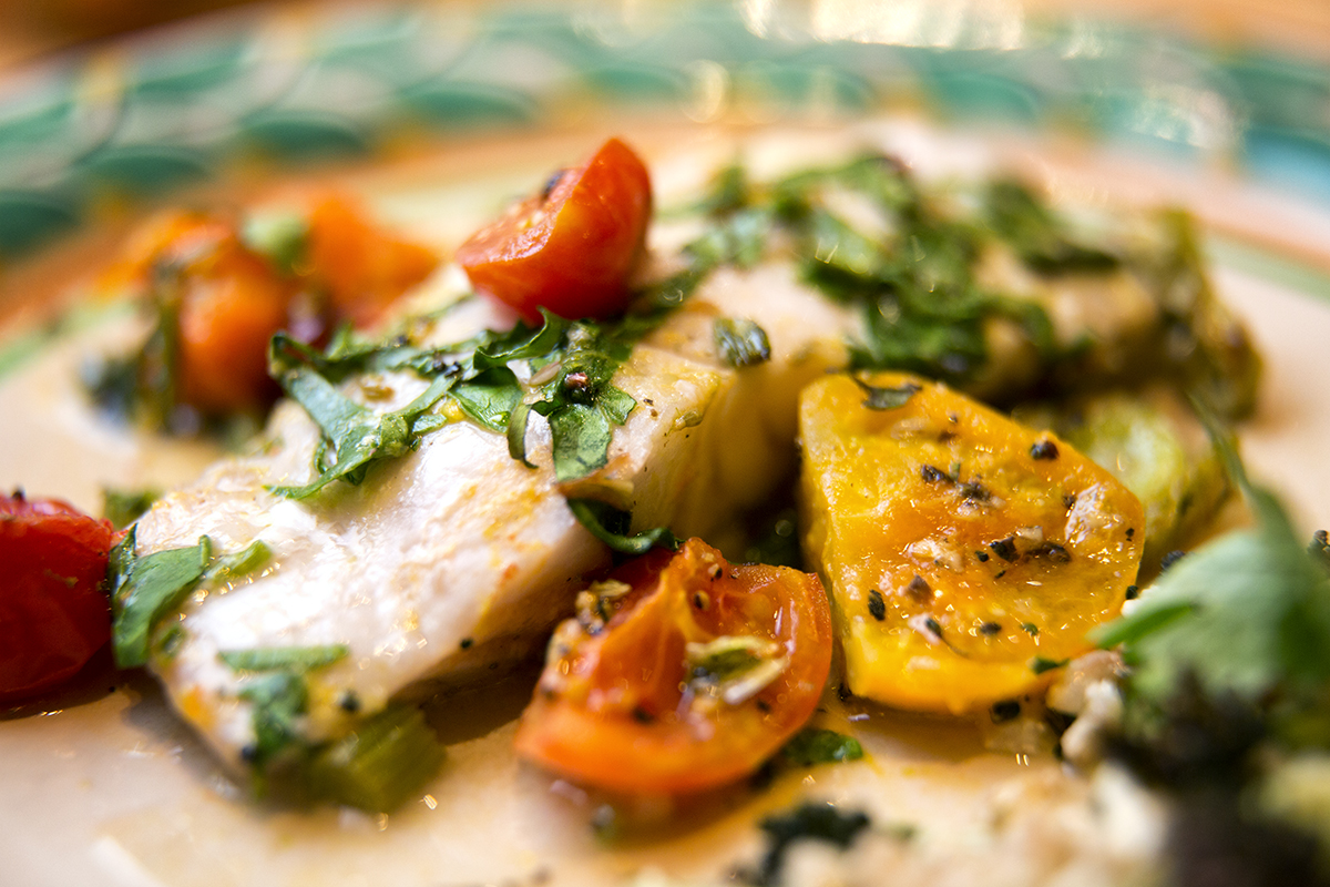 Fish Recipe Orange and Fennel Roasted Cod from Kathleen