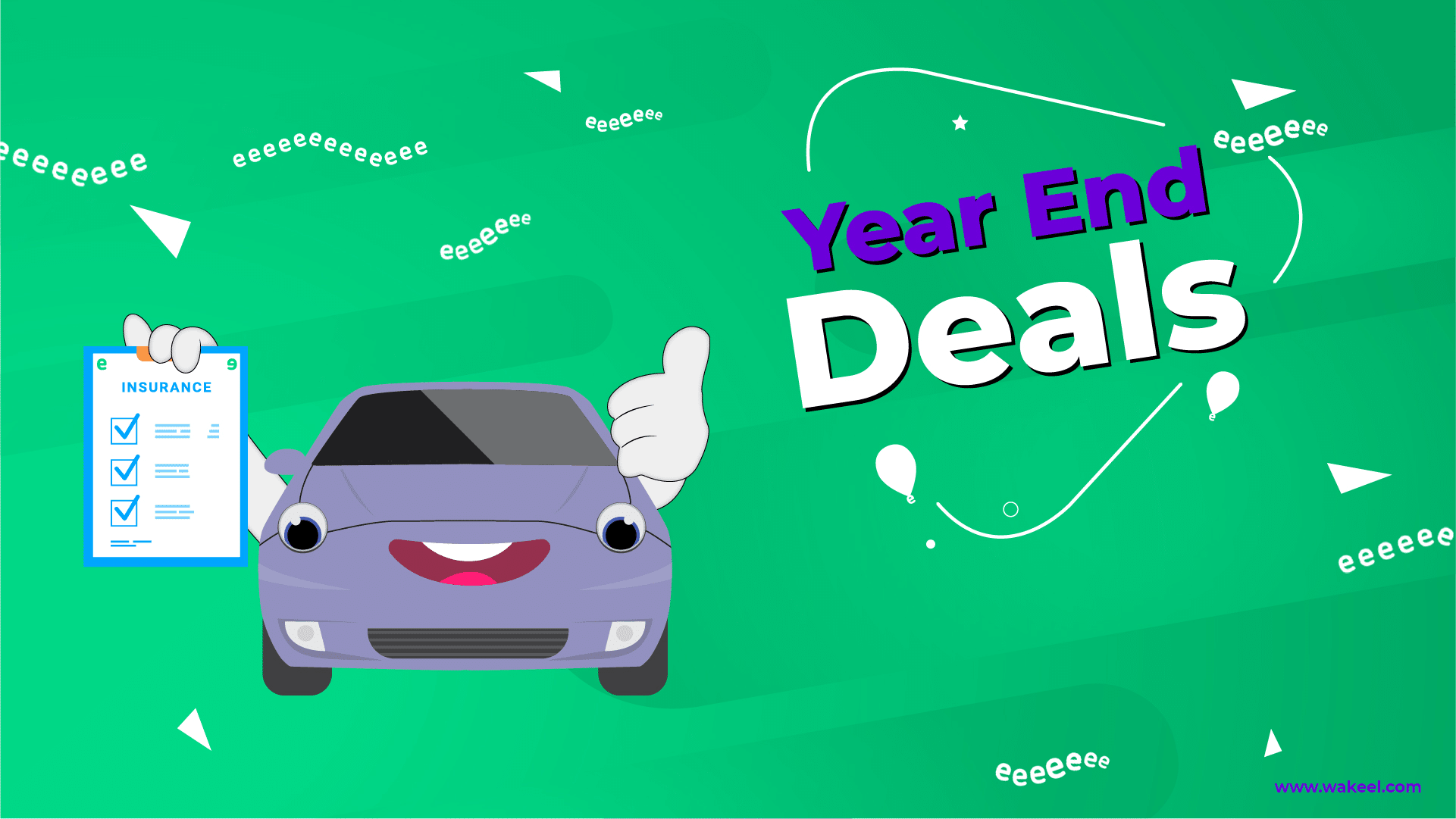 End of year car insurance deals wakeel