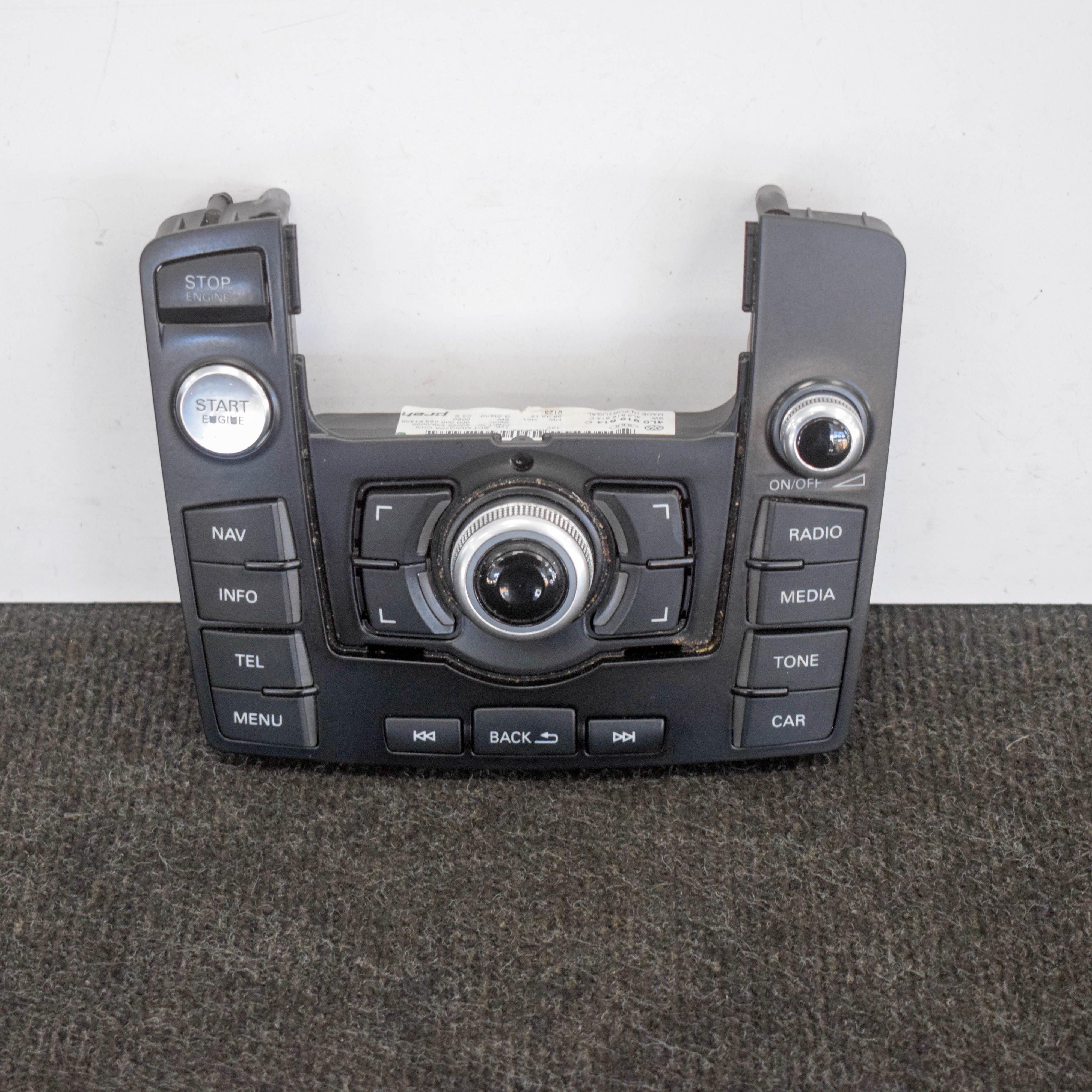 AUDI Q7 4L MMI Navigation Control Switch Panel 4L0919614C 4L0905217B