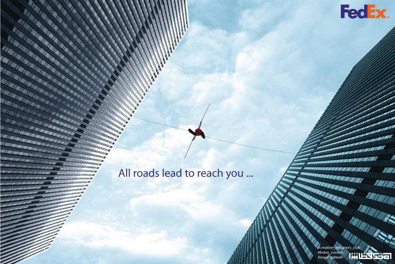 FedEx Poster By Amjad Qattash AmjadQattash Tasmeem ME