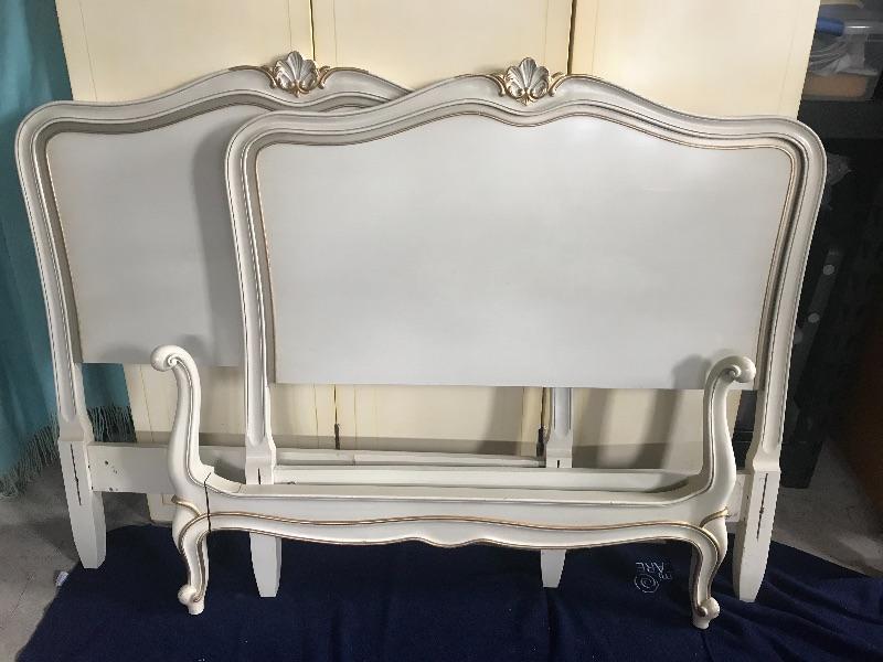 Drexel French Provincial Twin Beds