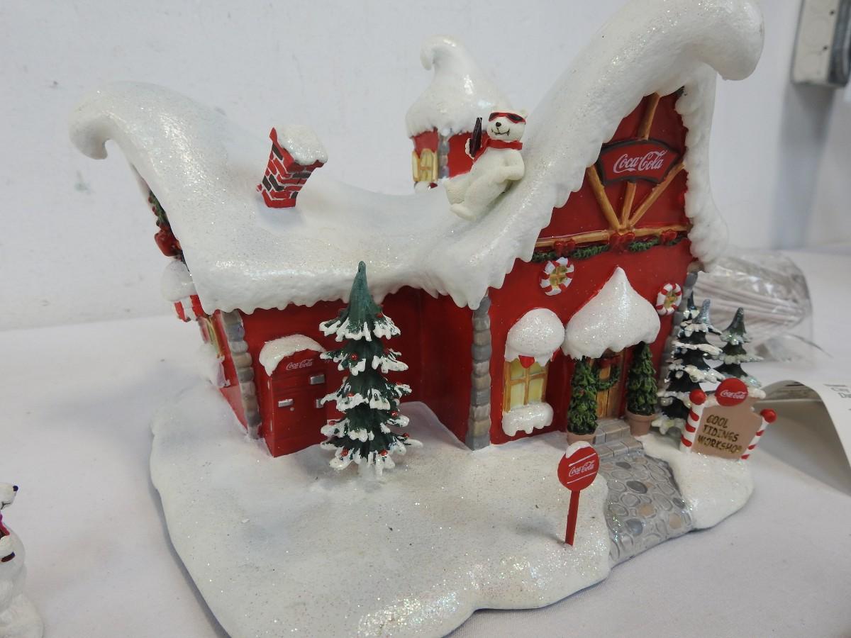 "Cool Tidings CocaCola Polar Bear Village Collection, Light