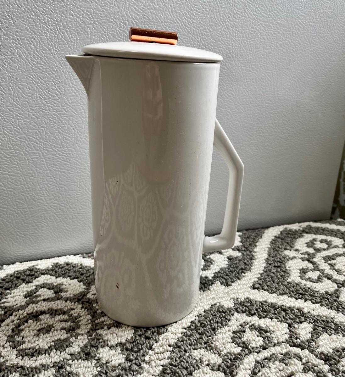Unused Yield Ceramic French Press Coffee Maker