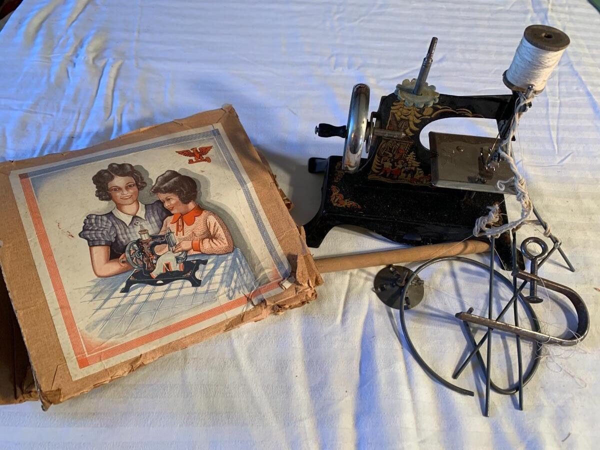 Antique Child’s Sewing Machine