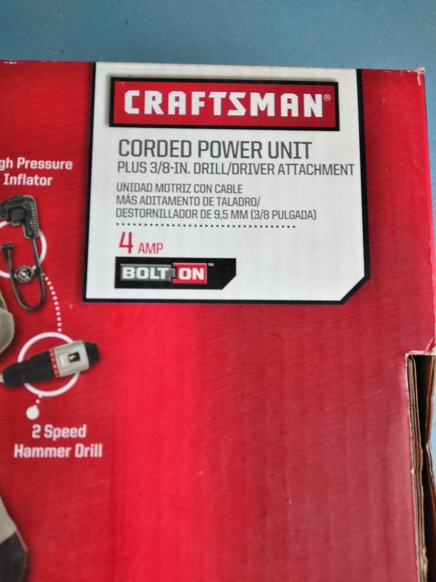 LOT 31 CRAFTSMAN 3/8" DRILL TAKES ATTACHMENTS | EstateSales.org