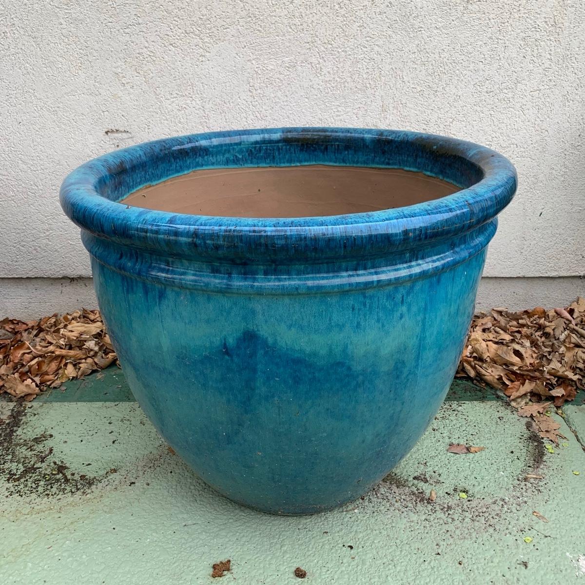 48 Extra Large Blue Plant Pot