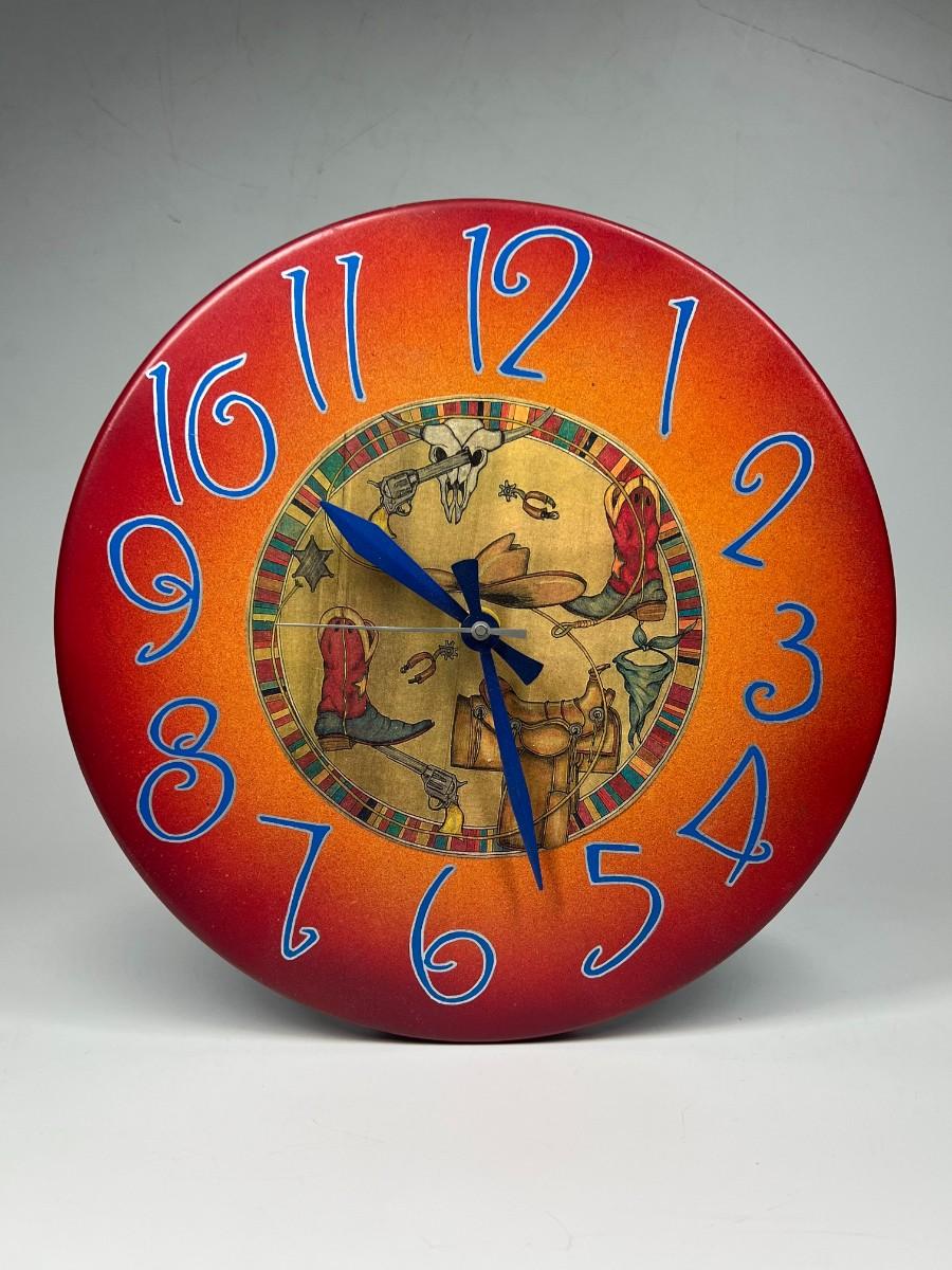 Colorful Southwest Design Wall Clock