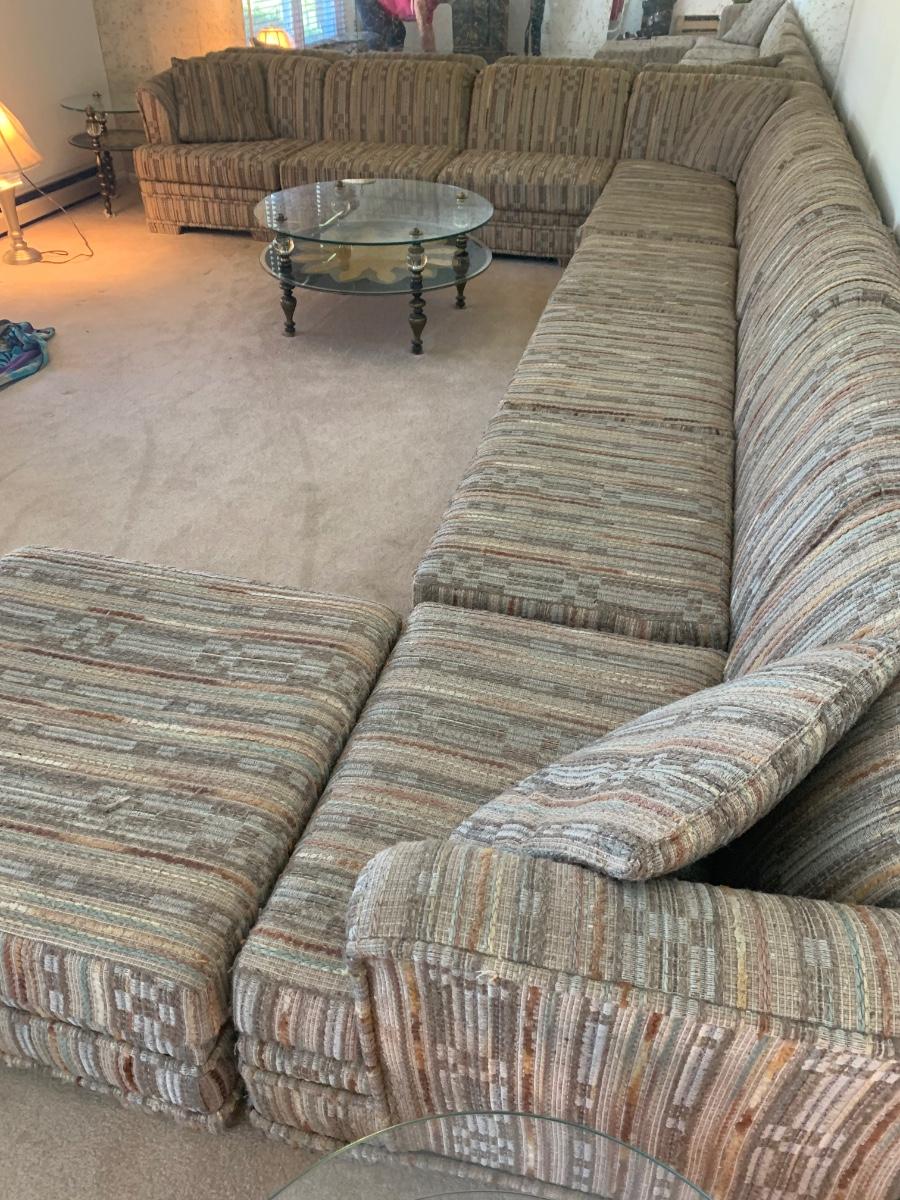 Mid Century Modern Bassett Sectional Sofa