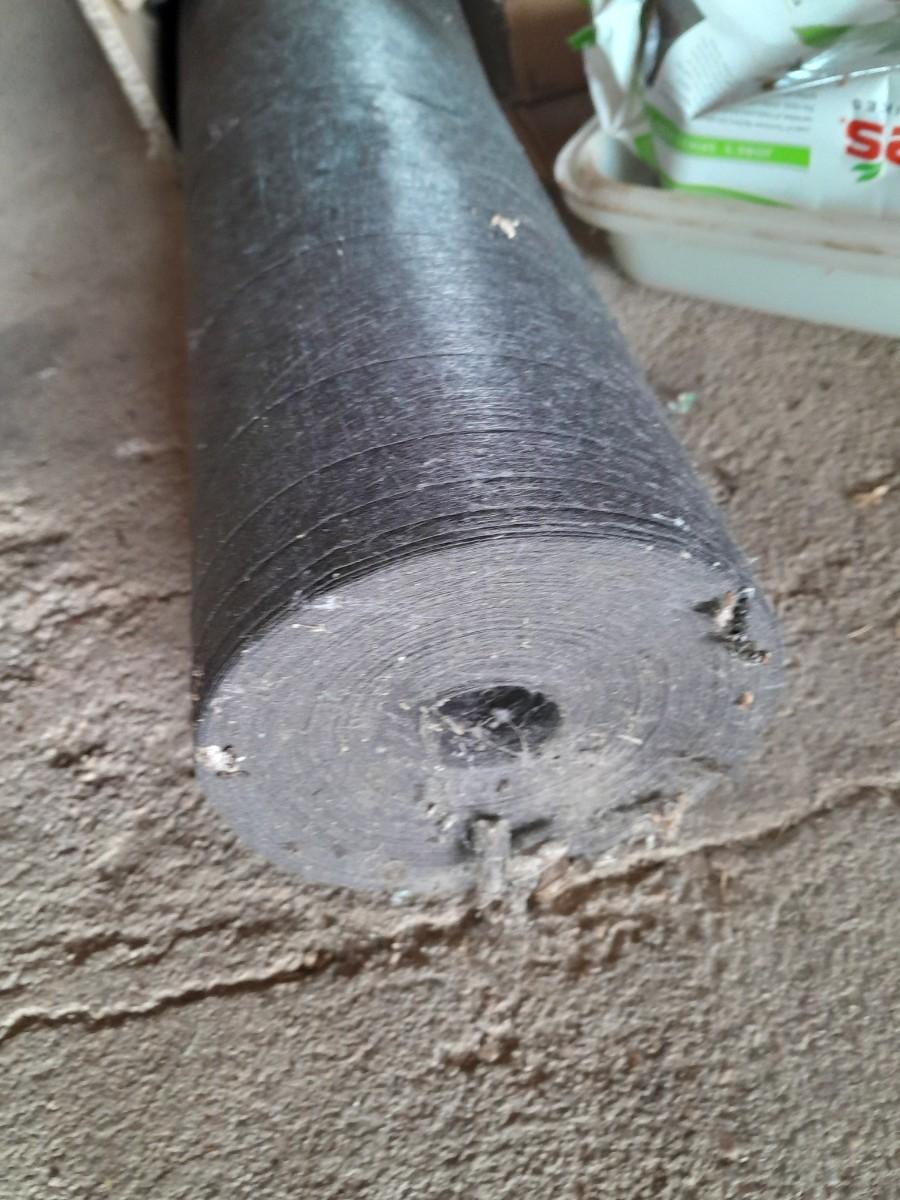 WEED BARRIER FABRIC WITH STAKES, HOSE CONNECTIONS, AND FERTILIZER