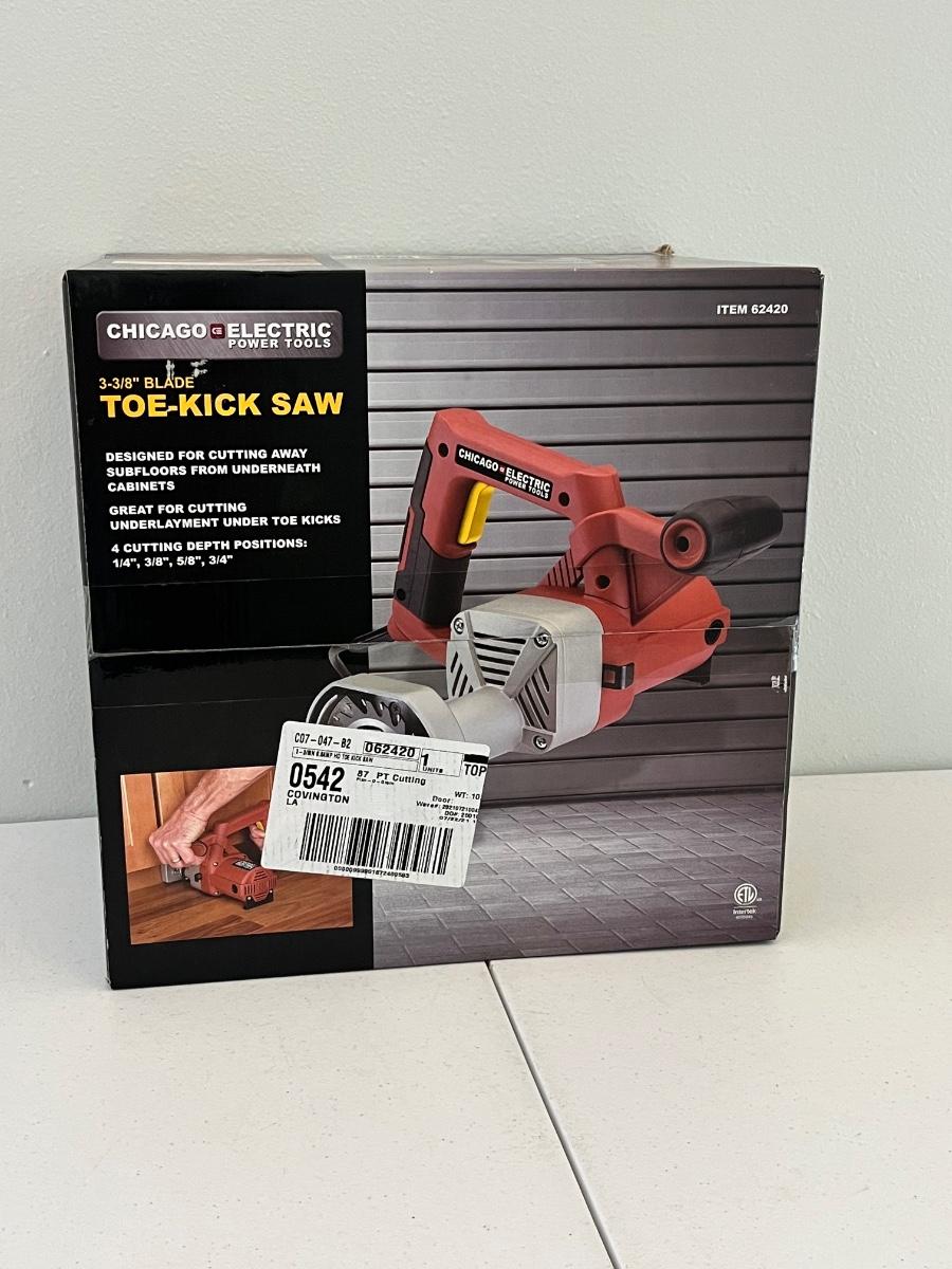 CHICAGO ELECTRIC Toe Kick Saw NIB