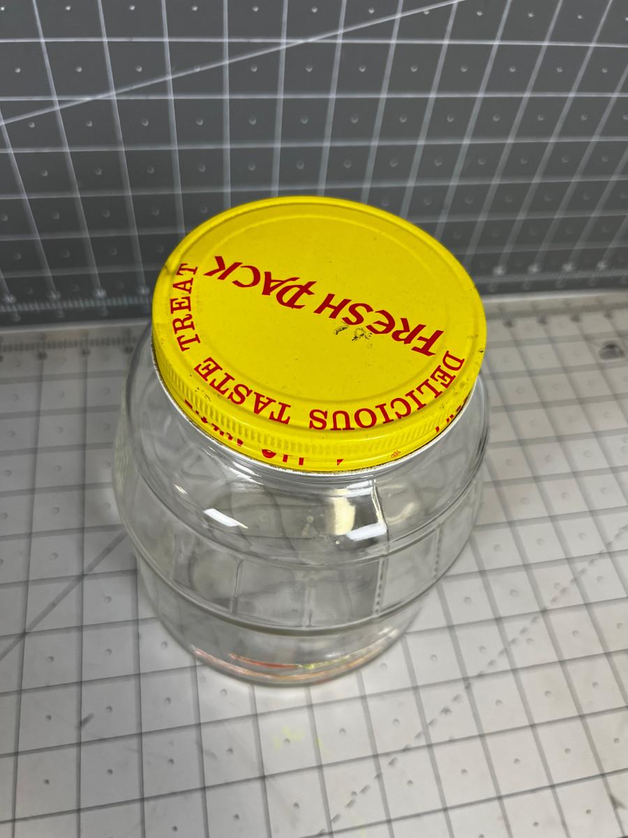 Vintage Pickle Jar with Lid
