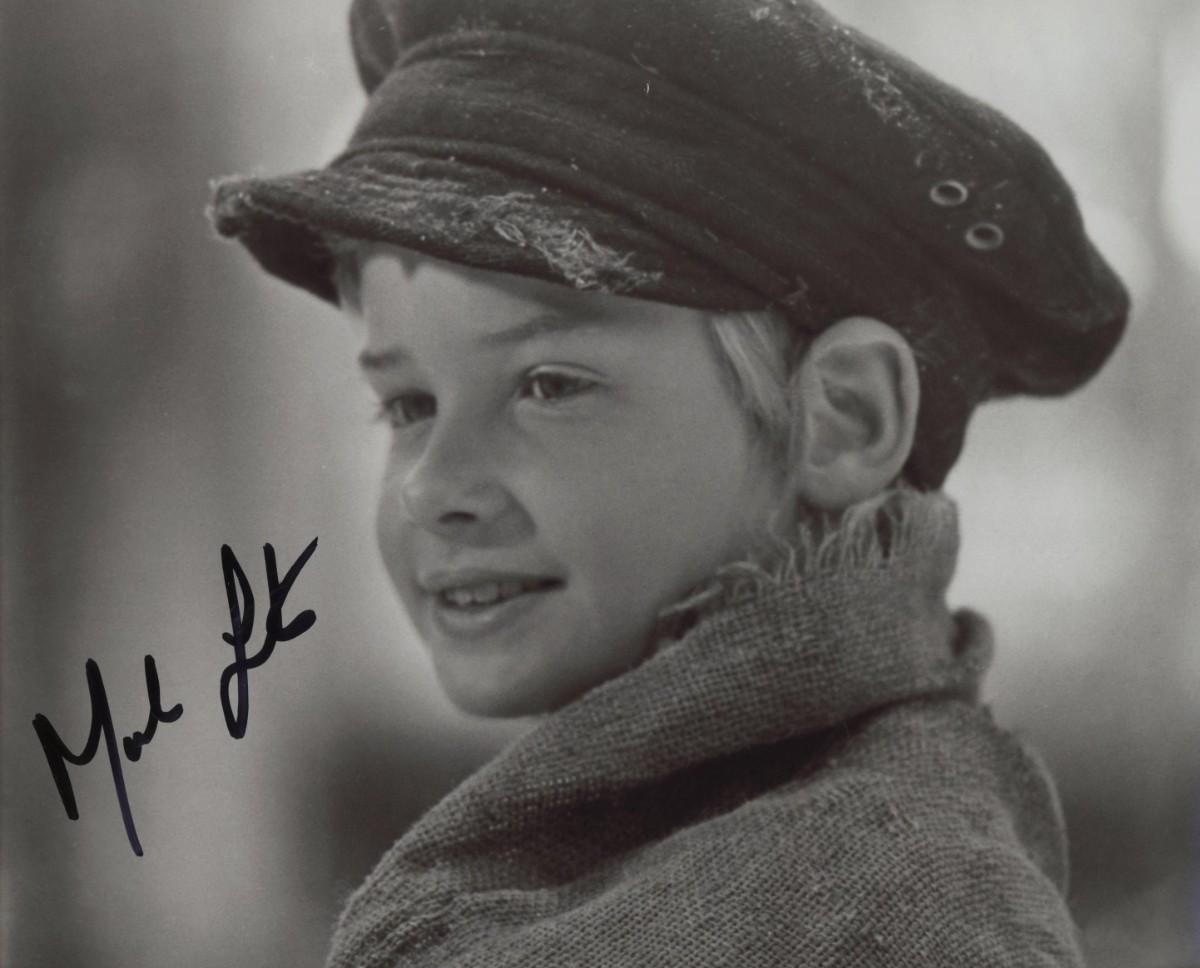 Mark Lester "Oliver!" signed movie photo