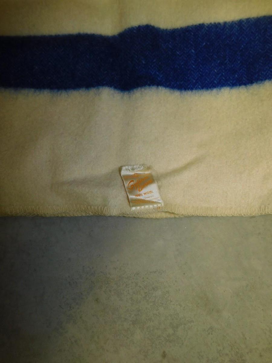 VINTAGE GOLDEN DAWN 100 WOOL BLANKET