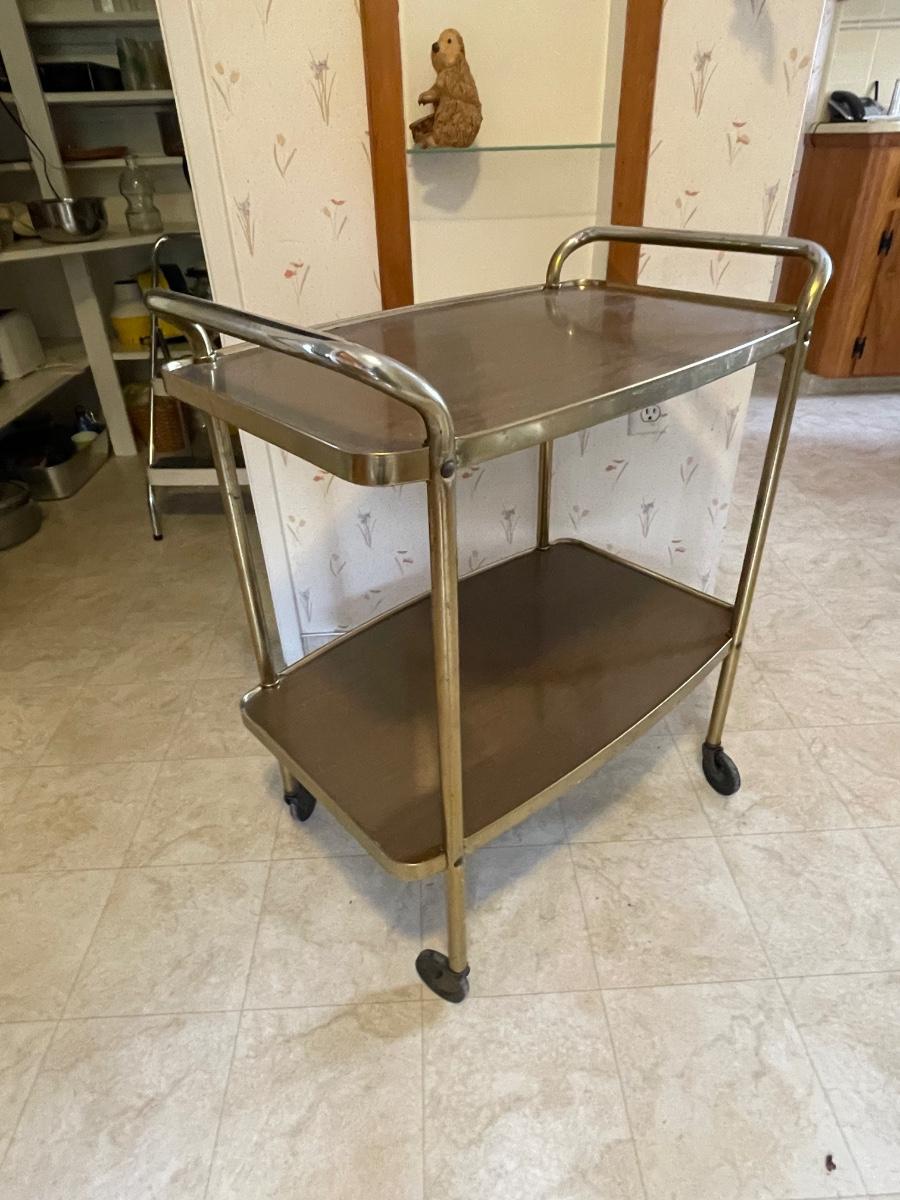 Vintage Cosco Drink Bar Cart Hostess Serving Trolley ARCADIA