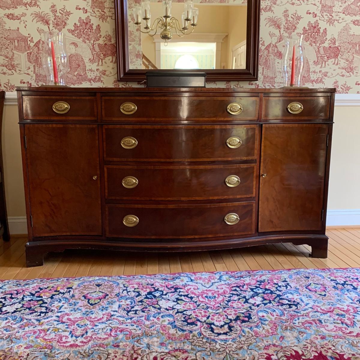LOT 102RVintage Mahogany Fancher Furniture Co.Buffet