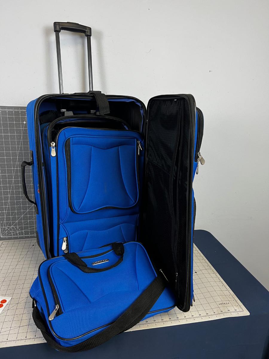 3 Piece Luggage set Blue