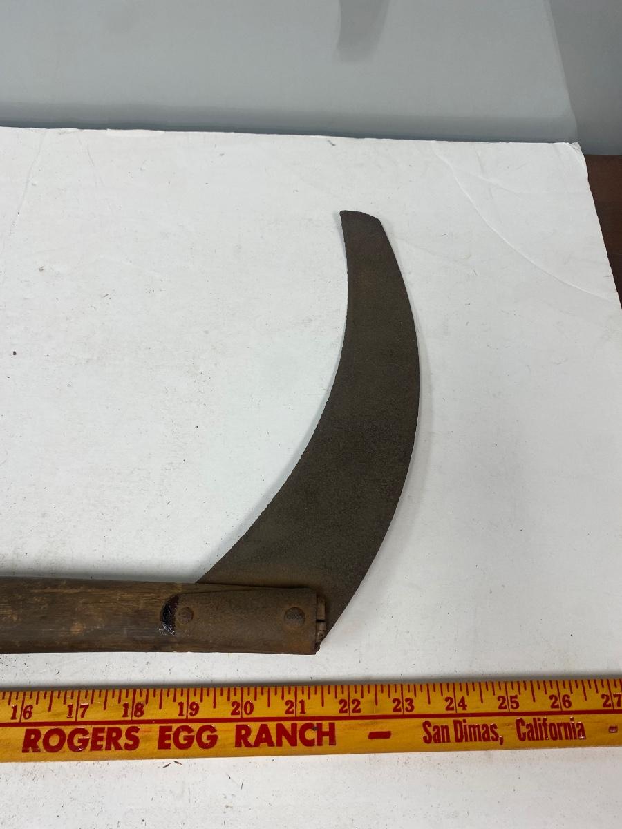 Lightweight Antique Corn Knife Hand Sickle Primitive Farm Tool