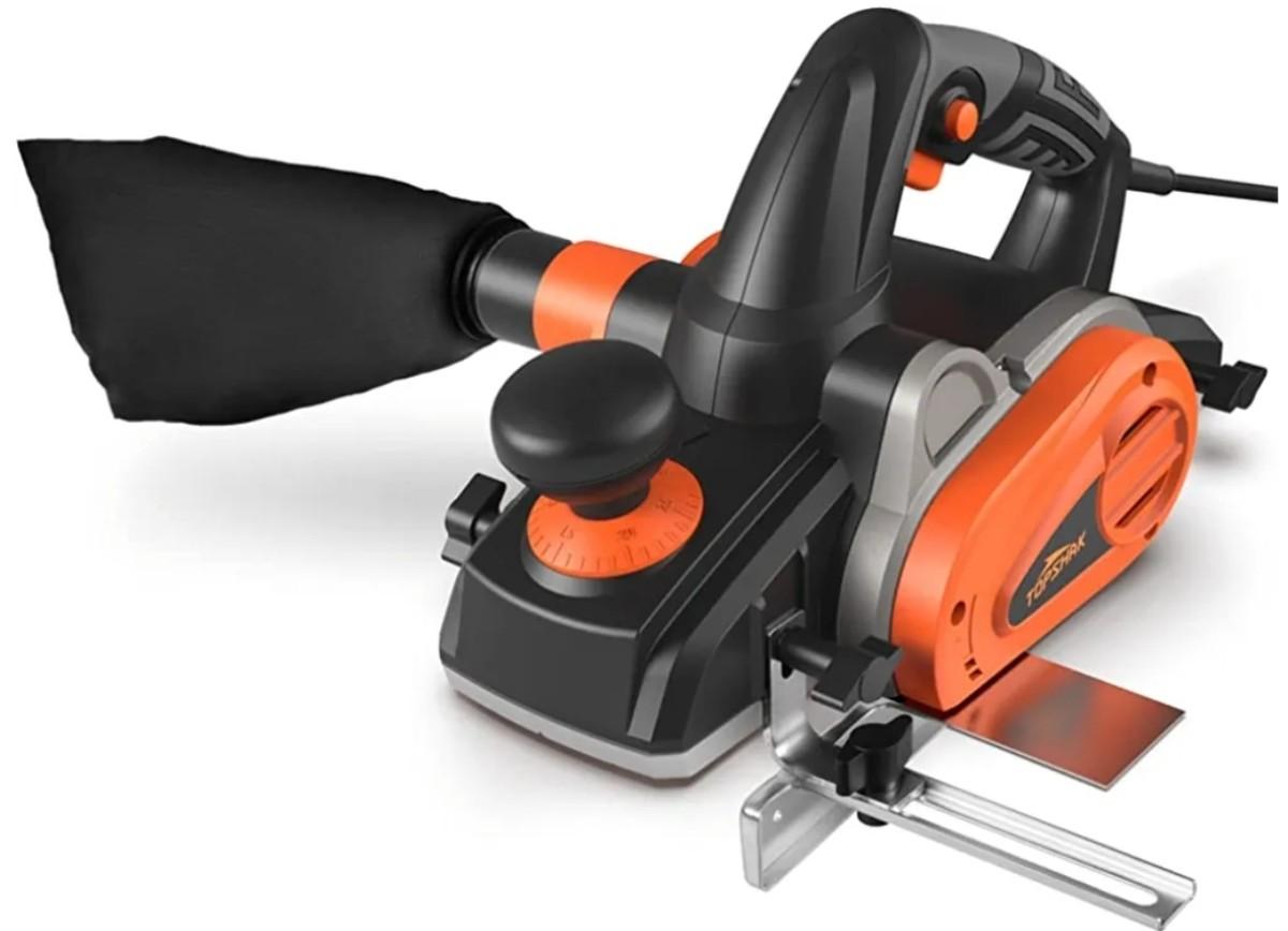 TOPSHAK TSEP3 10Amp 1200W Electric Hand Planer, 16000Rpm Power Hand