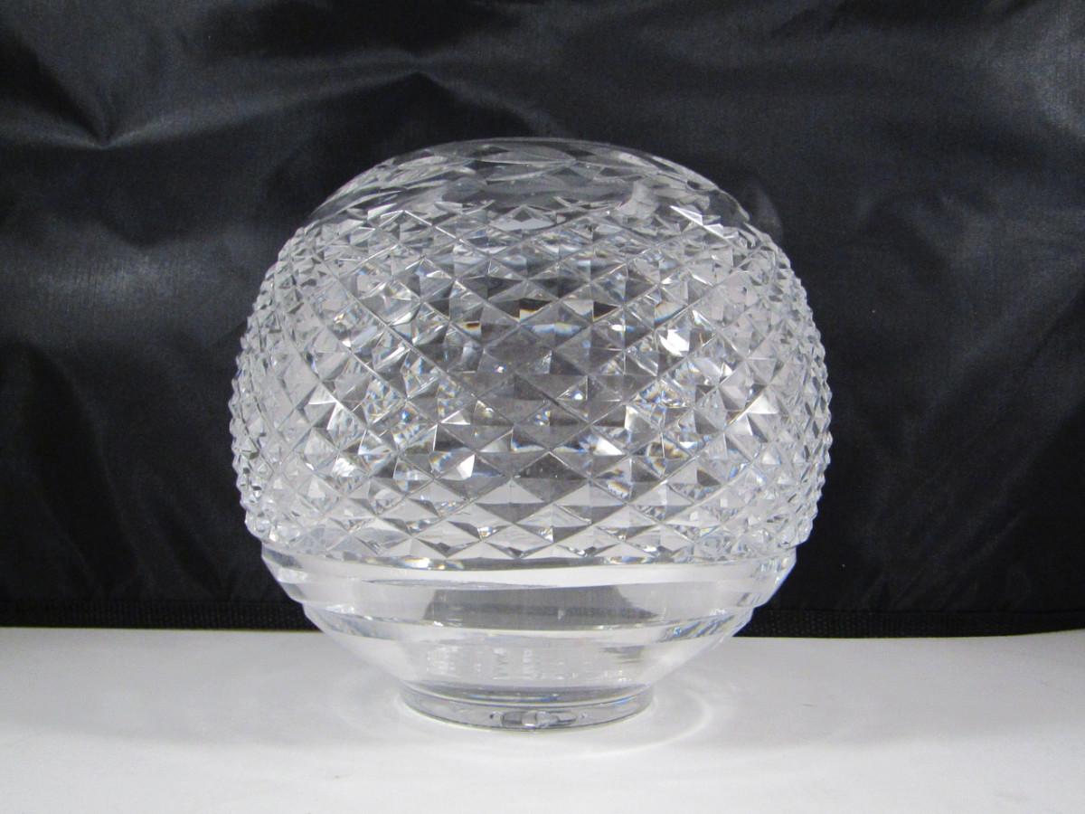Waterford Crystal Rose Bowl Vase Approx 5 1/2" Tall