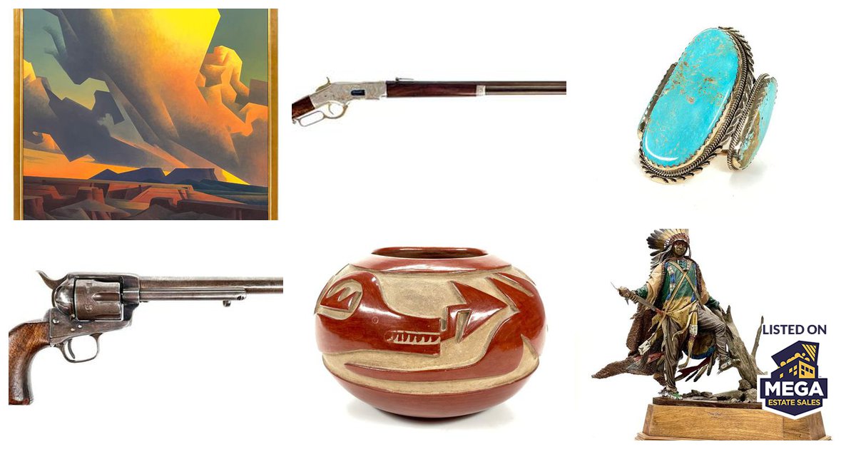 Sun City Arizona Estate Sale WILD WEST ART AUCTION! NATIVE AMERICAN, WESTERN, FINE ART, LISTED