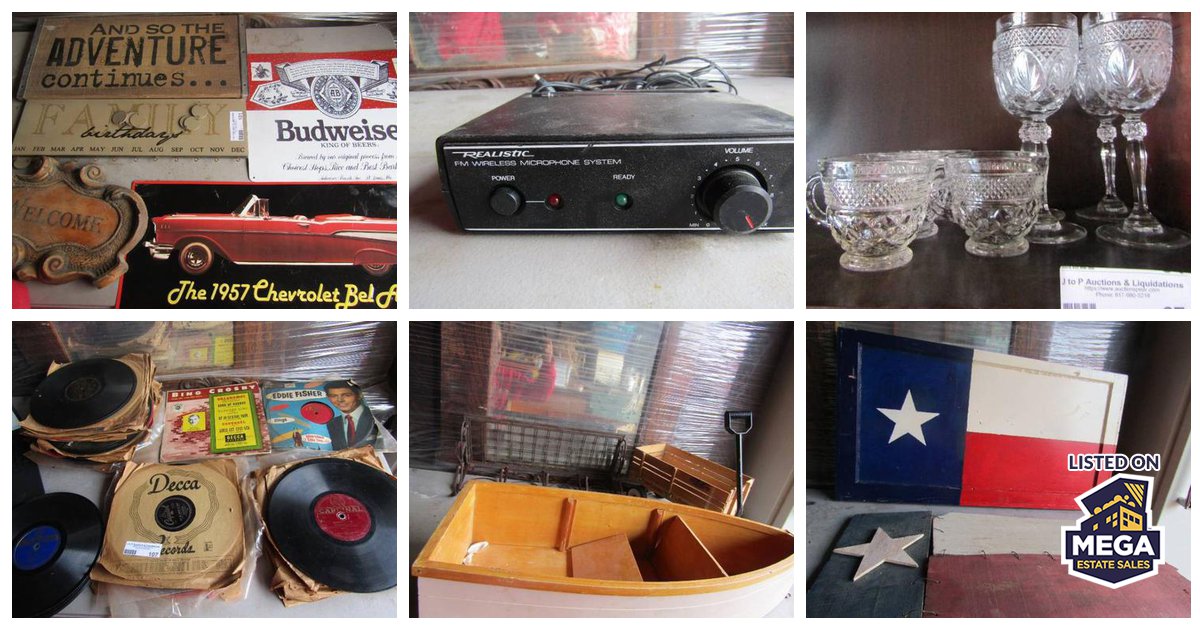 Granbury Texas Estate Sale Abandoned storage unit auction