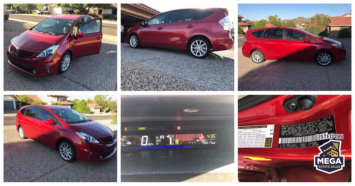 Phoenix Arizona Estate Sale LIVE AUCTION! Toyota Prius, Sterling