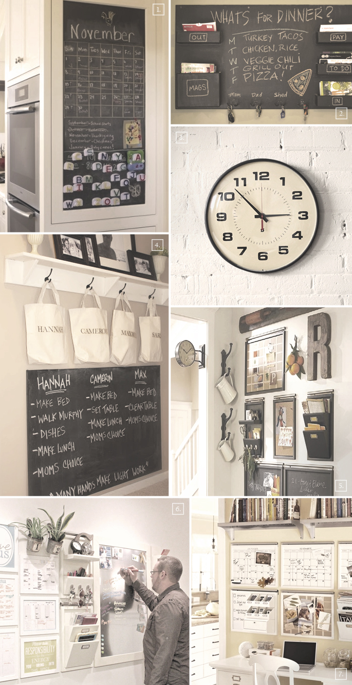 Ideas for Setting up a Family Command Center in the Kitchen Home Tree