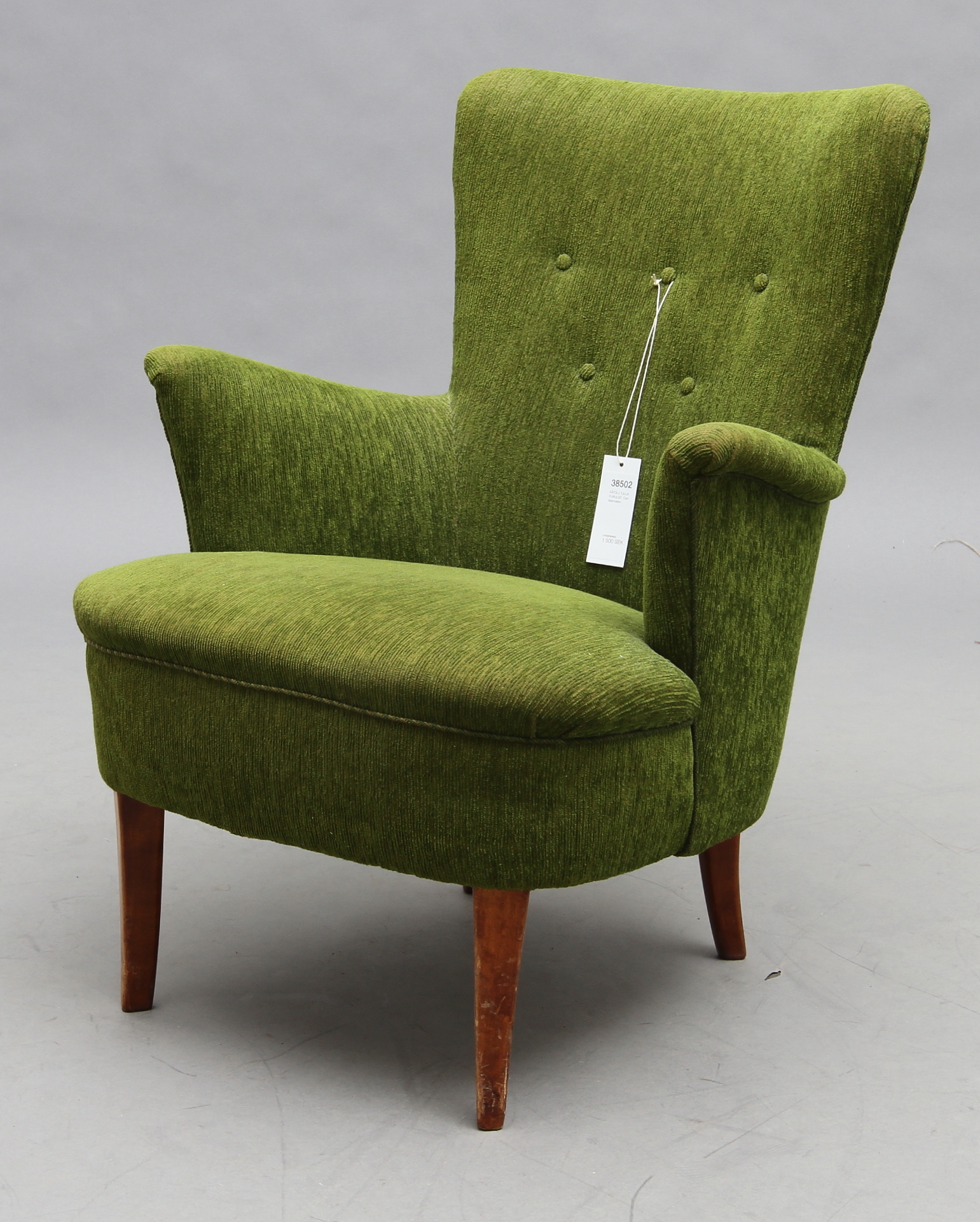 Fåtölj Malmsten Bilder för 38502. FÅTÖLJ "LILLA FURULID", Carl Malmsten.