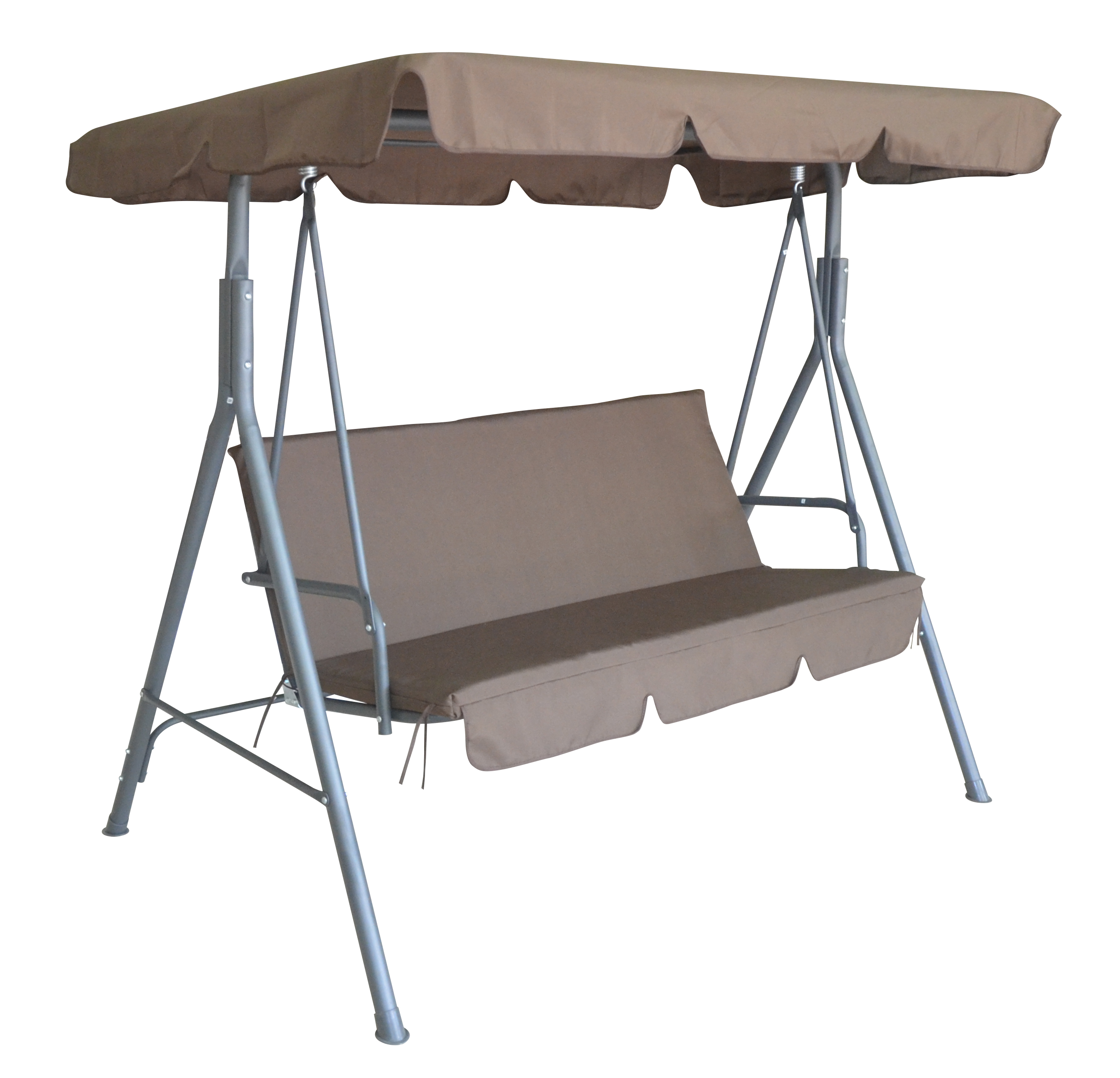 Milano Outdoor Swing Bench Seat Chair Canopy Furniture 3 Seater Garden