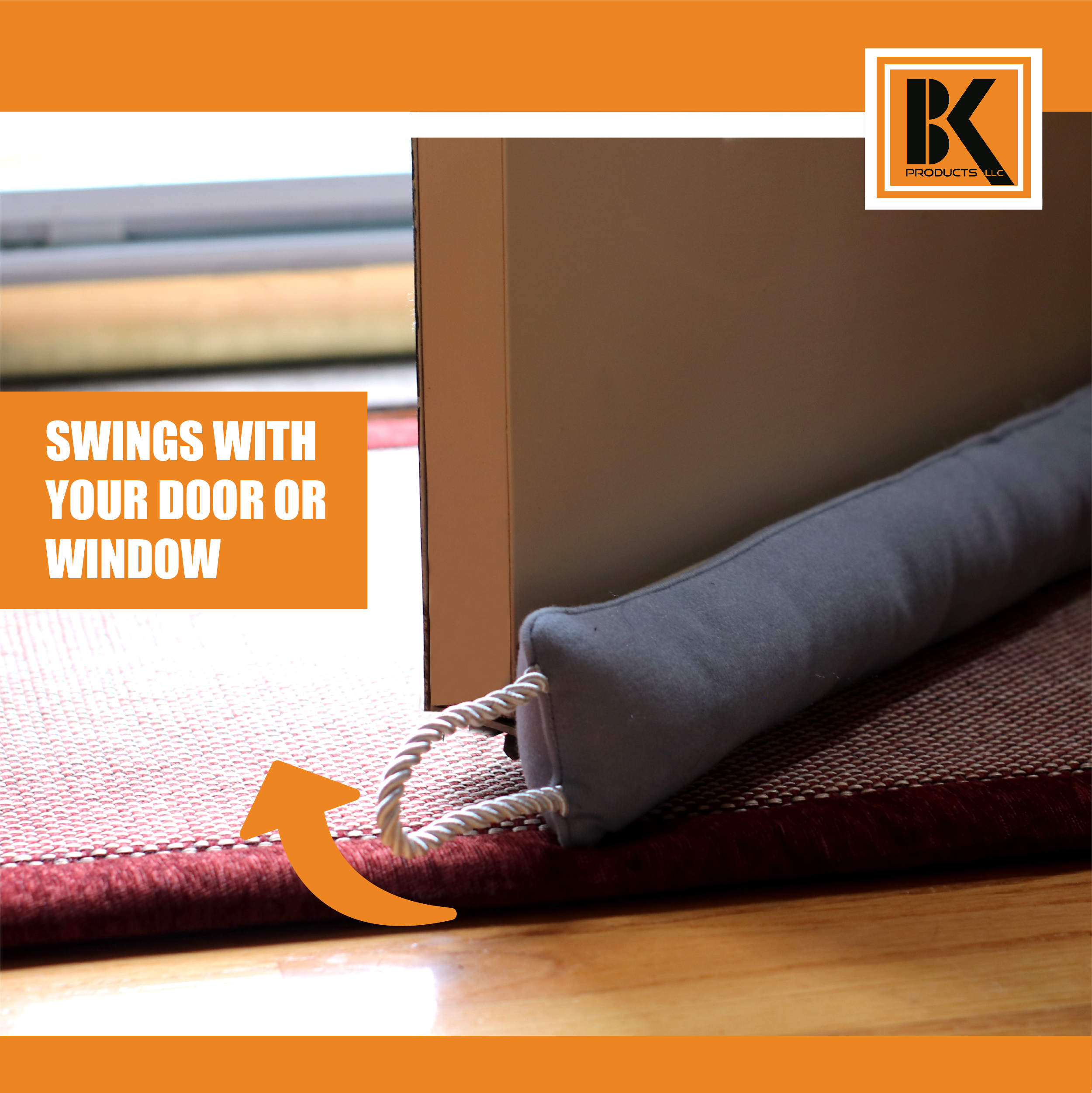 Door Draft Stopper Blocker Under Door Weather Insulator Seal 37