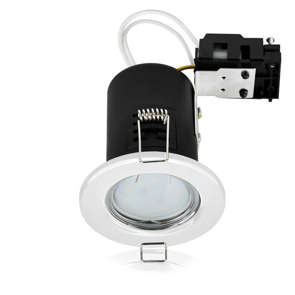 4 x Fire Rated / IP65 Bathroom / LED Ceiling Spot Lights Spotlights