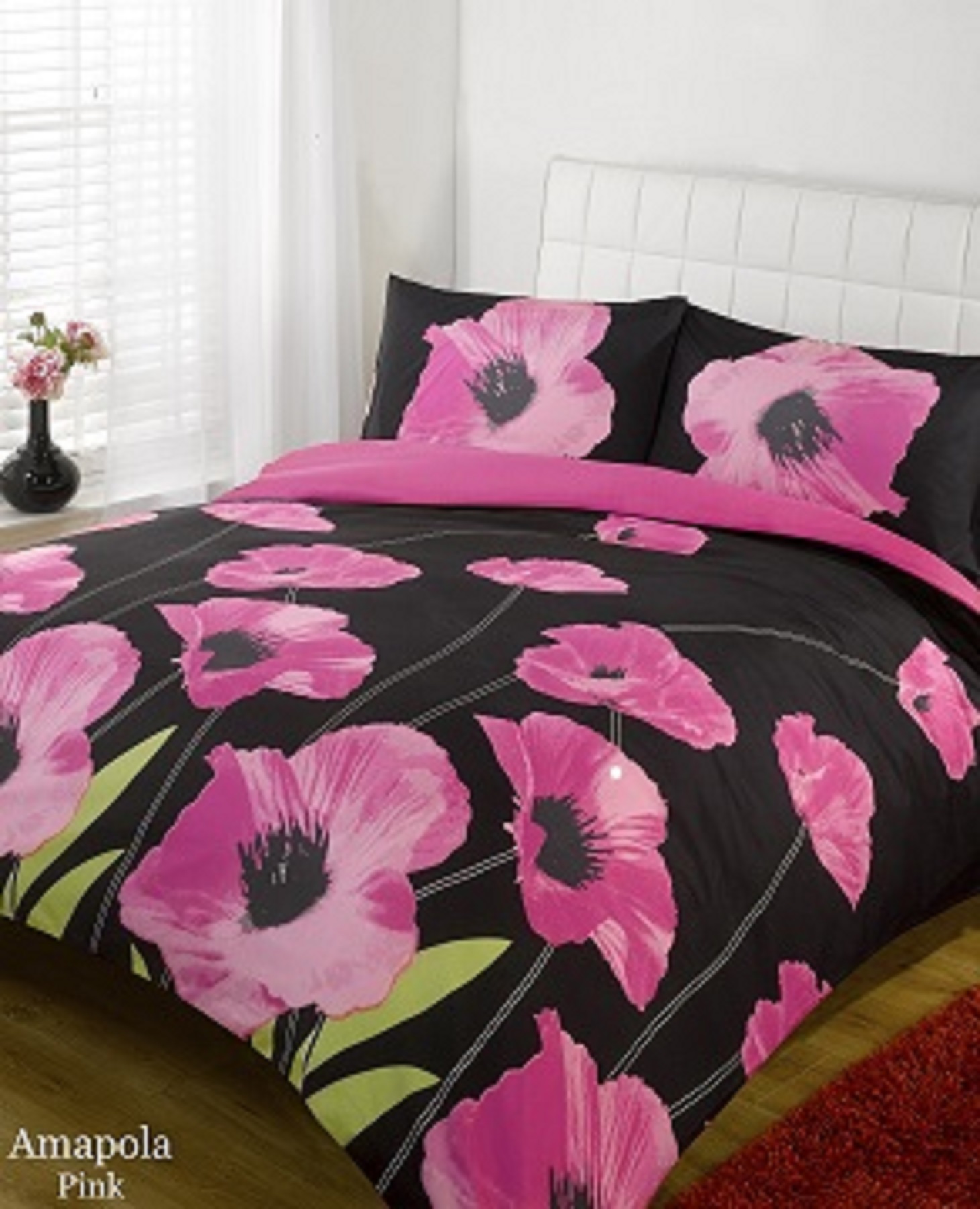 Duvet Quilt Cover Bedding Set Pink Single Double King Kingsize Super