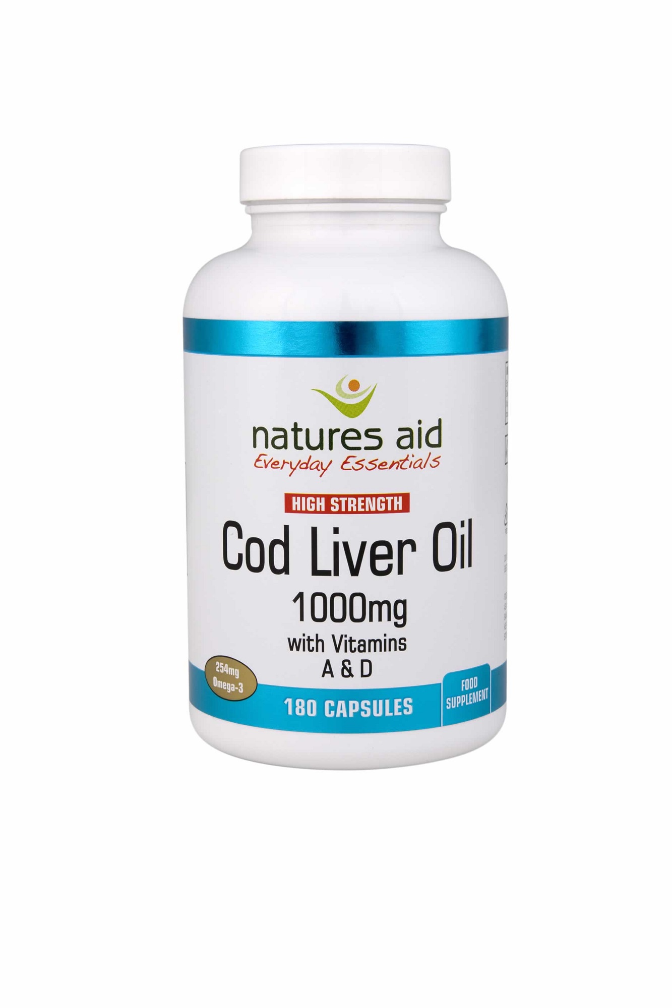 Natures Aid 1000mg High Strength Cod Liver Oil 180 Capsules eBay