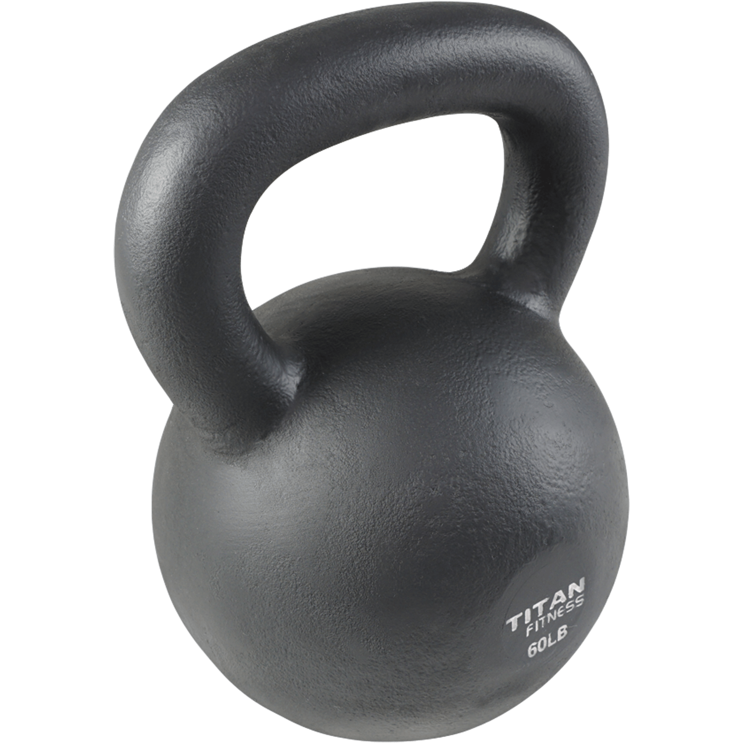Titan Fitness Cast Iron Kettlebell 5lb100lb Weight Natural Solid