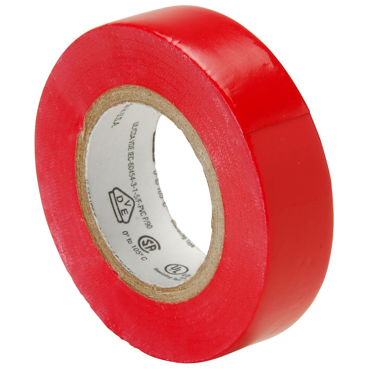 3M 35 Scotch Vinyl Electrical Color Coding Tape Red 1/2 in x 20 ft 10