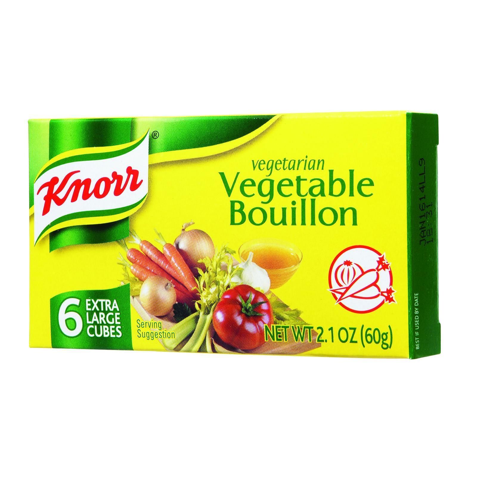 Knorr Bouillon Cubes Vegetable Extra Large 2.13 oz Case of 24