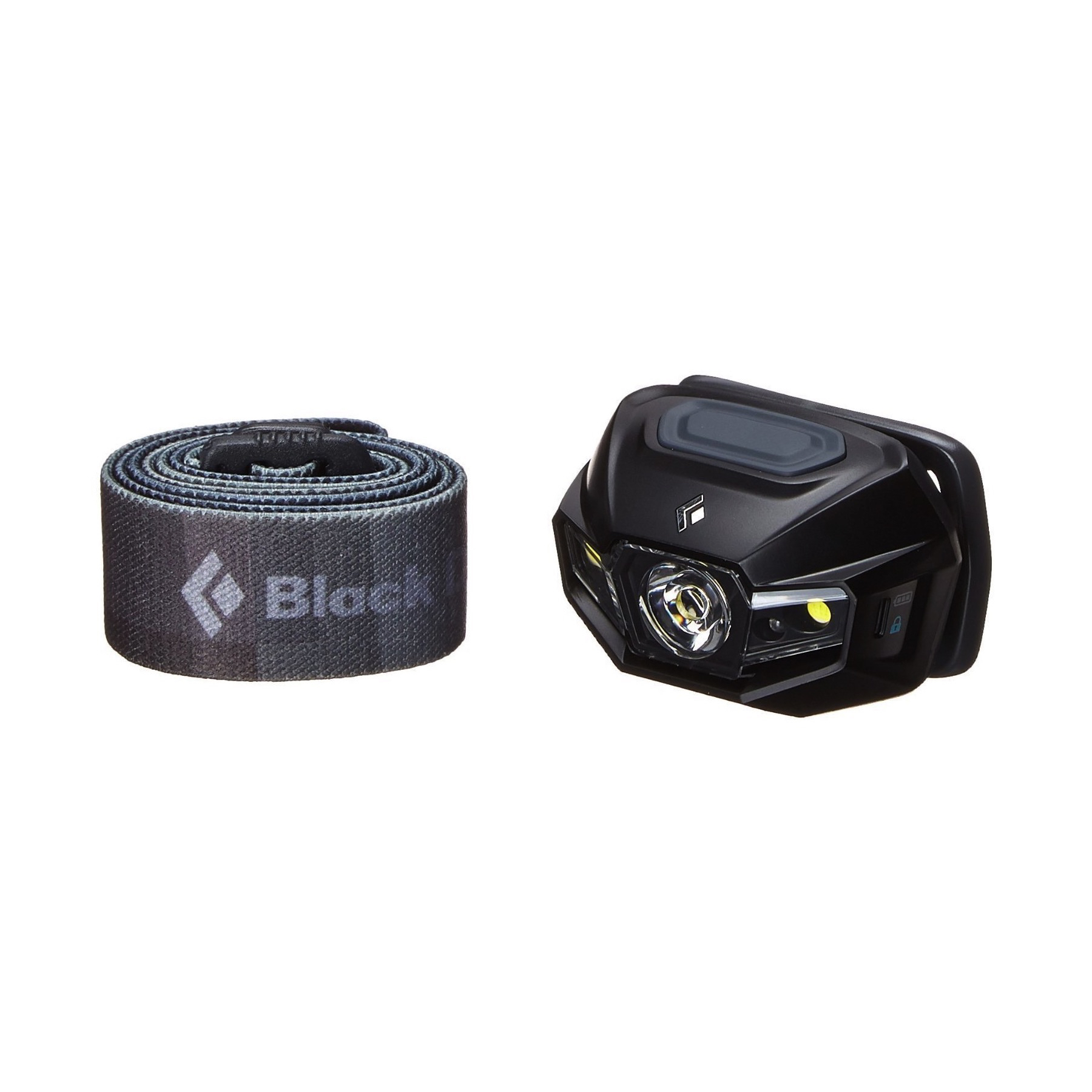Black Diamond Revolt Headlamp Matte Black 130 Lumens USB Rechargeable