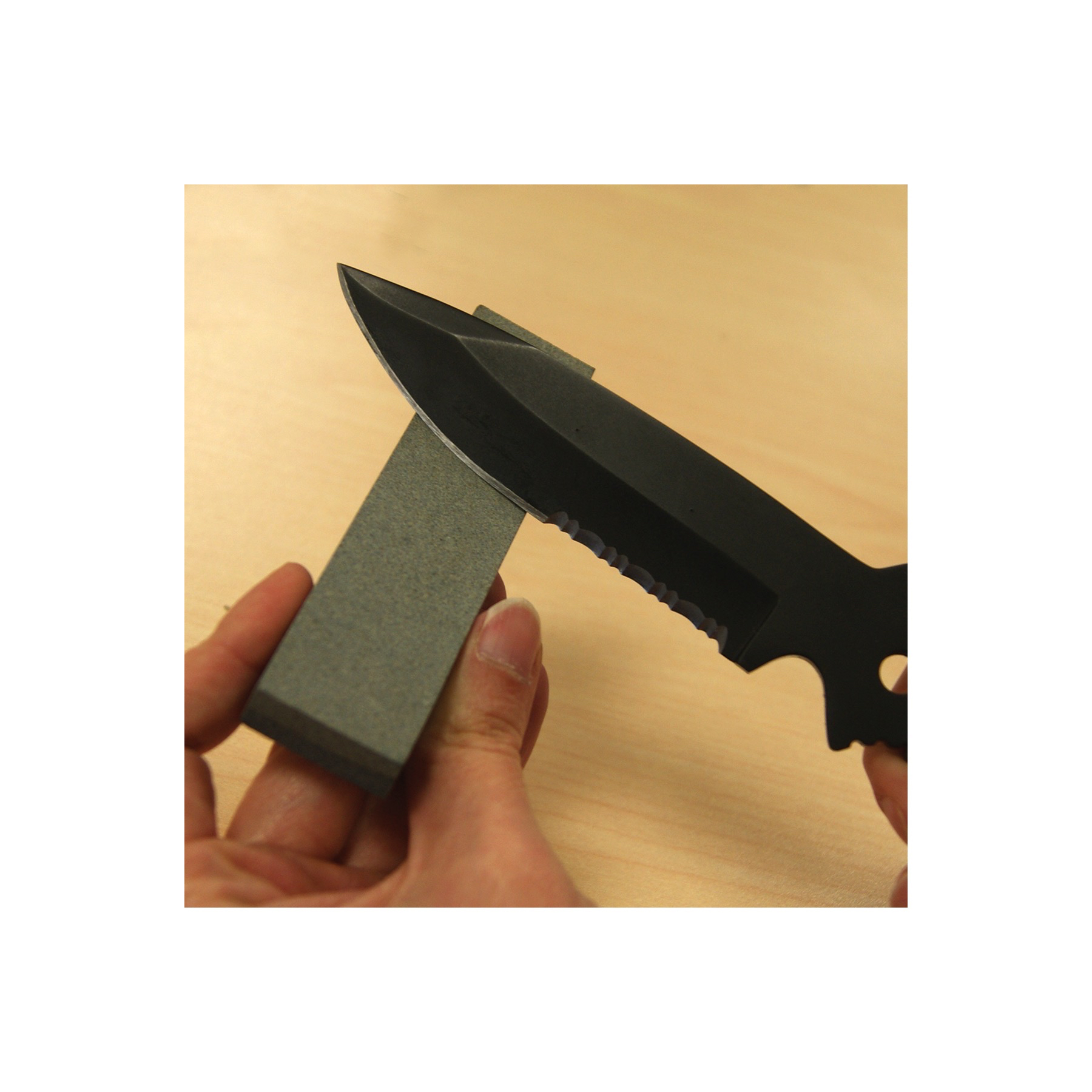 Ultimate Survival Technologies Sharpening Stone Fine & Coarse Knife Sharpener eBay