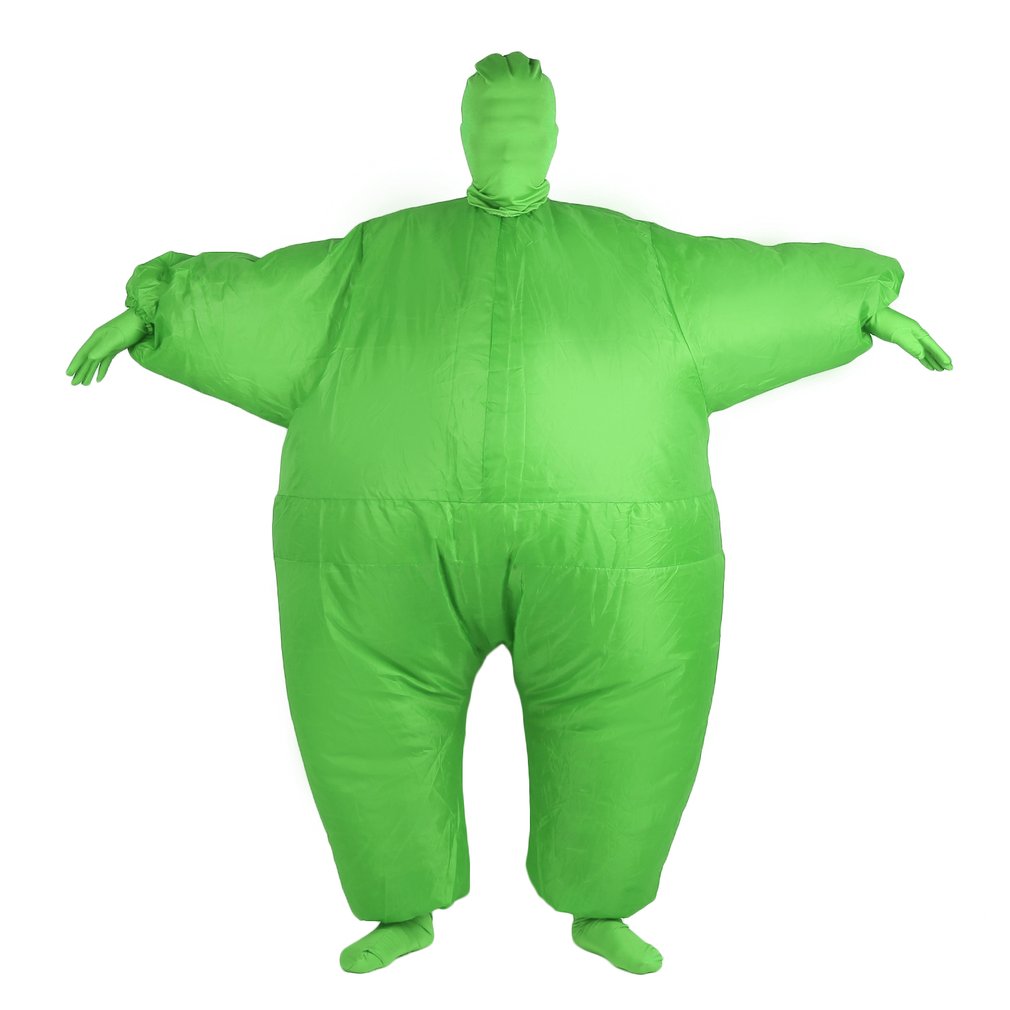 Inflatable Fat Chub Body Skin Suit Fancy BlowUp Costume Adult Jumpsuit
