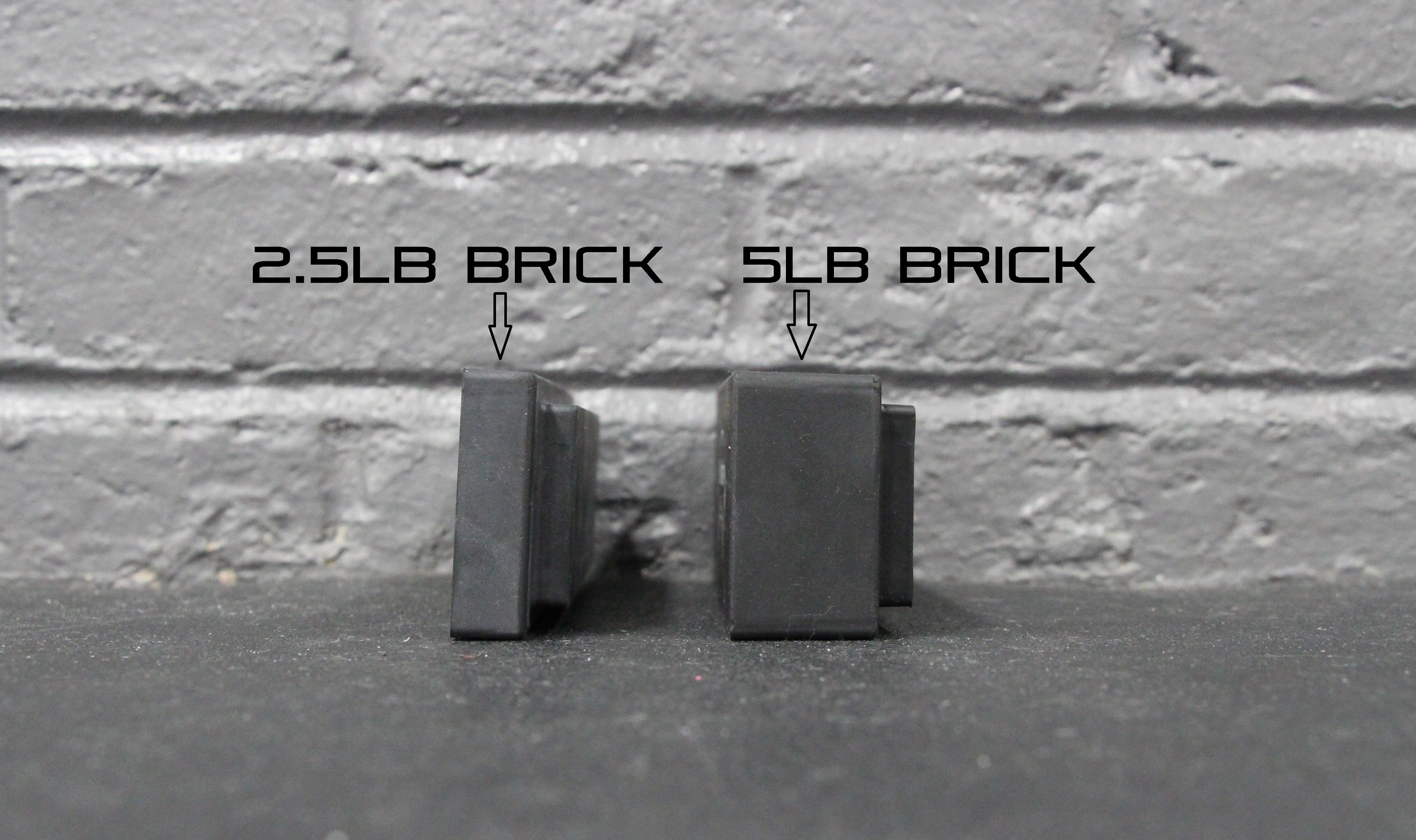 2.5 lb Brick PlateMate (Single Unit) Weight Stack 854130006407