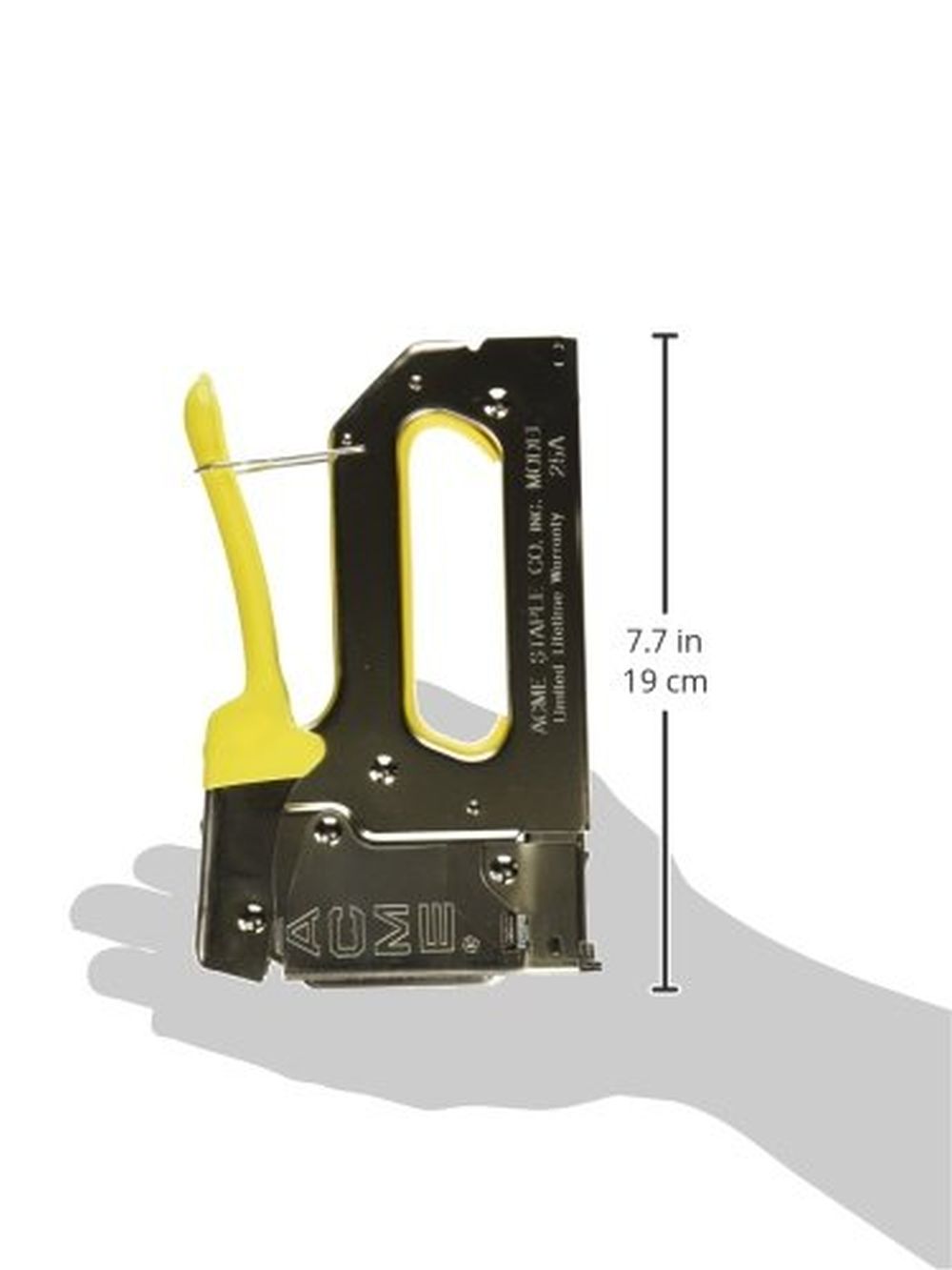 Acme Staple 654025B 25A Staple Gun w/BottomLoad Magazine Crown, 1/4