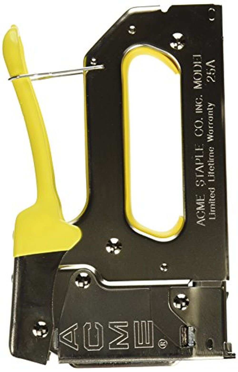 Acme Staple 654025B 25A Staple Gun w/BottomLoad Magazine Crown, 1/4