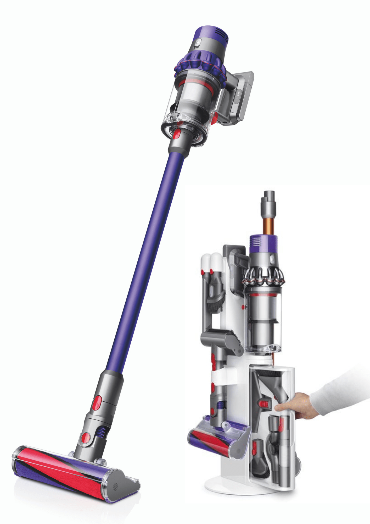 Dyson Official Outlet V10B Cordless Vacuum Kit + NEW Floor Dok + 5