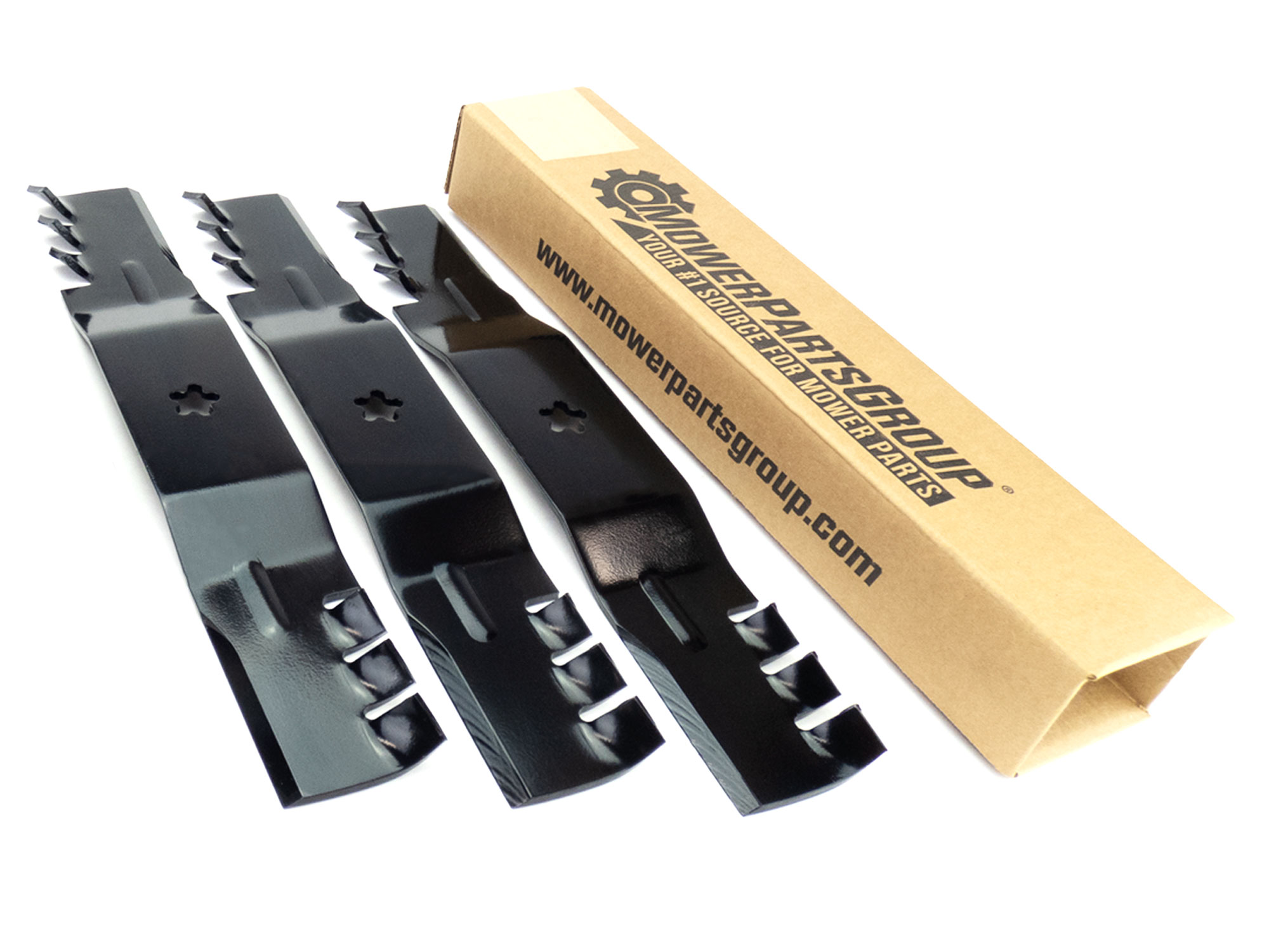 (3) Mulching Blades for Husqvarna 54" Decks 532187255 532187256 eBay